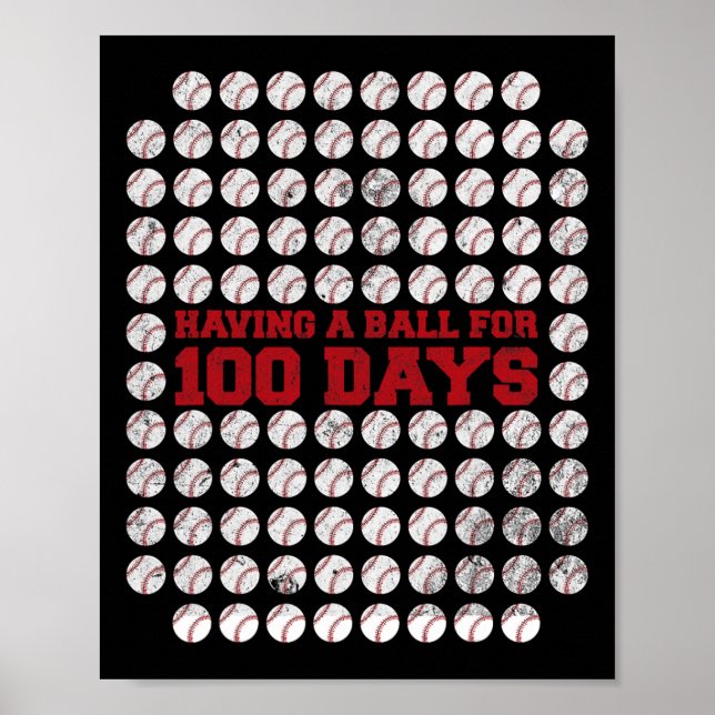 100 skoldagar av Bysebyll 100:e skoldagen för barn Poster (Framsidan)