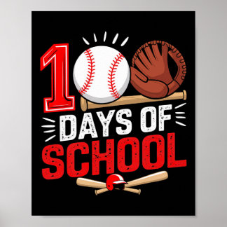 100 skoldagar Bysebyll 100:e dagen student barn Poster