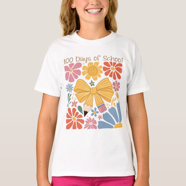 100 skoldagar Coquette T Shirt (Framsida)