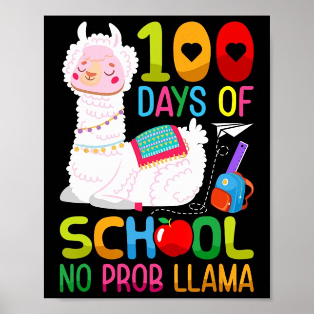 100 skoldagar i skolan 1 poster (Framsidan)