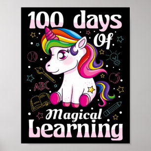 100 skoldagar i Unicorn Girls Poster