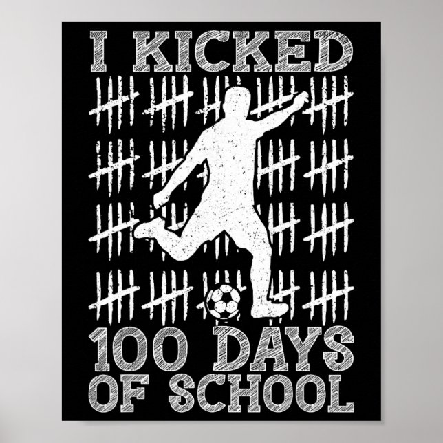 100 skoldagar jag sparkade fotboll 100:e skoldagen poster (Framsidan)