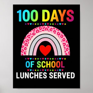 100 skoldagar Luncher serverade regnbågslunch La Poster