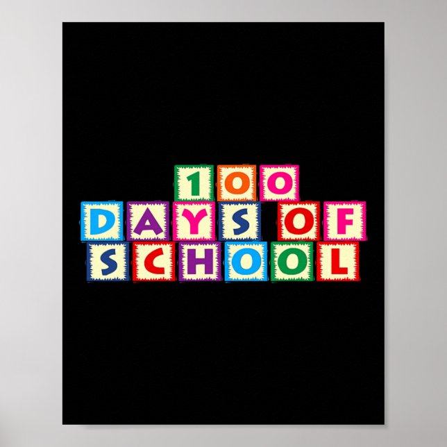 100 skoldagar  poster (Framsidan)