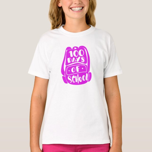 100 skoldagar t shirt (Framsida)