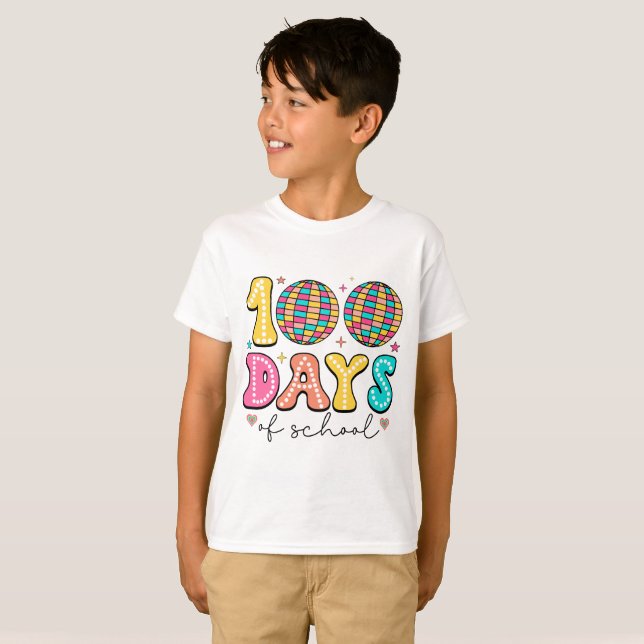 100 skoldagar t shirt (Hel framsida)