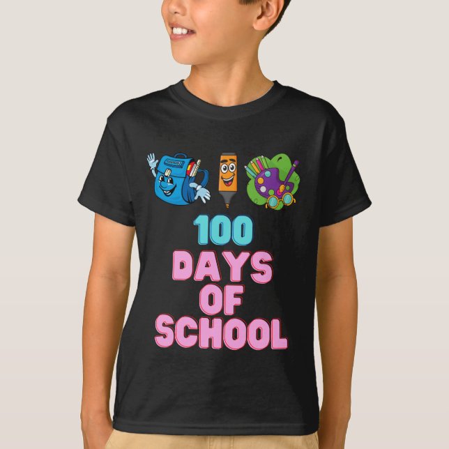 100 skoldagar t shirt (Framsida)