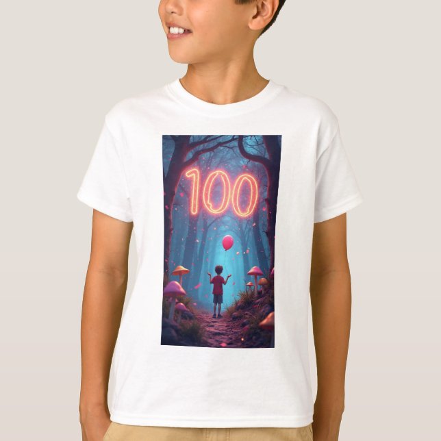 100 skoldagar t shirt (Framsida)