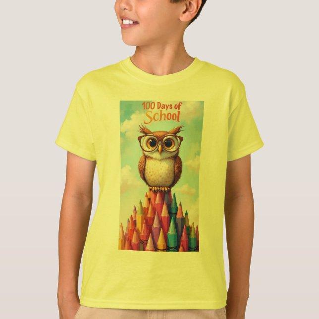 100 skoldagar t shirt (Framsida)