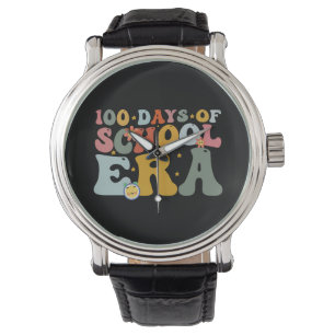 100 skoldagars era Groovy lärare barn Armbandsur