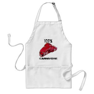 100% skräddarsy köttEater - CARNIVORE - Förkläde