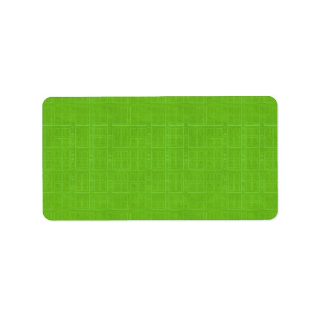 100 Slim : Artistic Soft Colors Mönster Adressetikett (Framsidan)