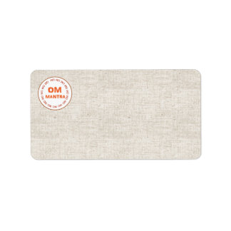 100 Slim: Konstnärligt mjukt Färg Mönster Adressetikett