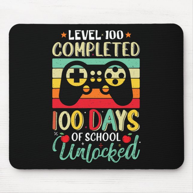 100 slutförda spelboxar 100 dagar vid upplåsning a musmatta (Framsidan)