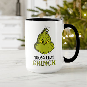 100 % som Grinch Mugg