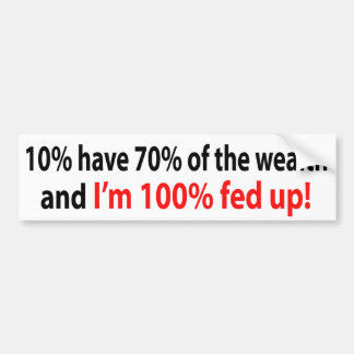 100% som matas upp! bildekal