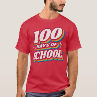 100 Söt Coola Lärare 100 dagar T Shirt