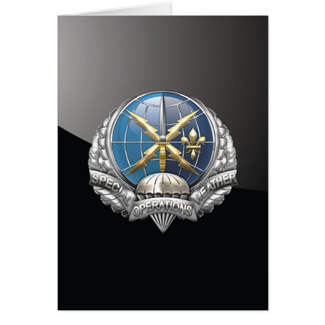 [100] SOWT Emblem Hälsningskort (Framsidan)