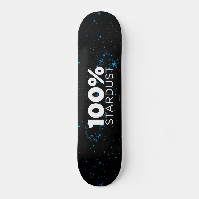 100 % Stardust Old School Skateboard Bräda 21,6 Cm (Framsida)