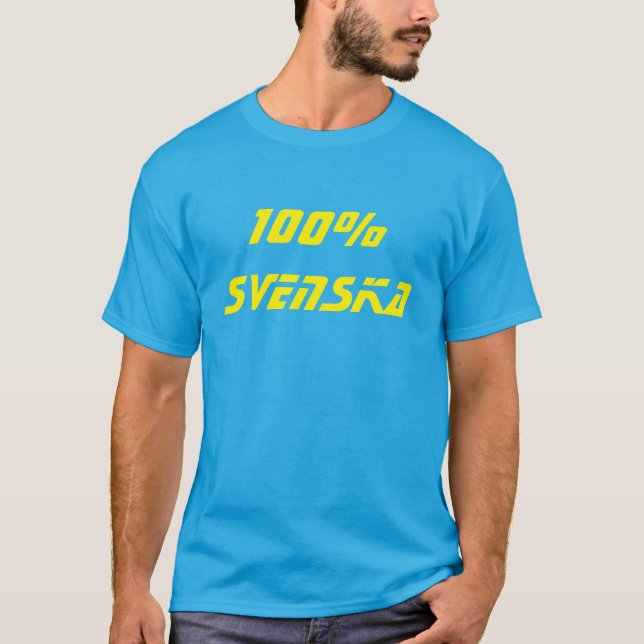 100 % svenska tröja (Framsida)