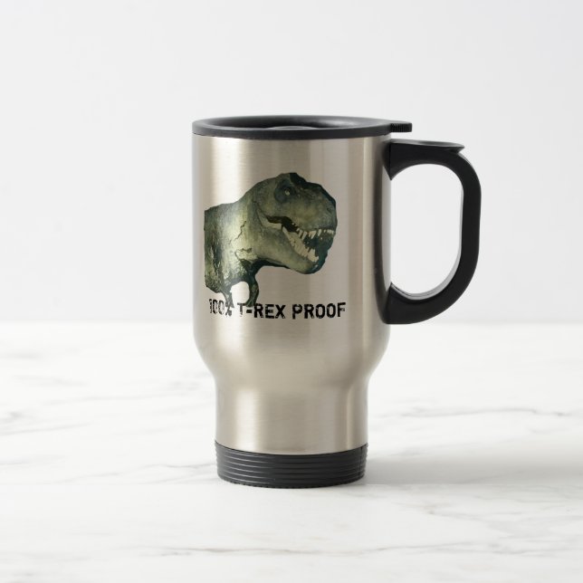 100% T-REX PREPARERAR KAFFEMUGGEN RESEMUGG (Höger)