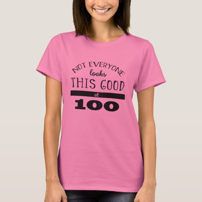 100. T-tröja för födelsedagmormormorfar T Shirt (Framsida)