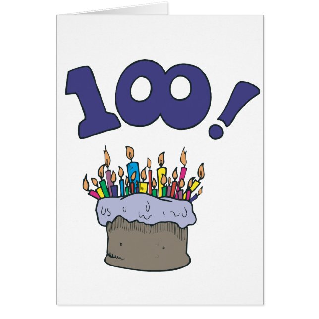 100. Tårta Hälsningskort (Framsidan)
