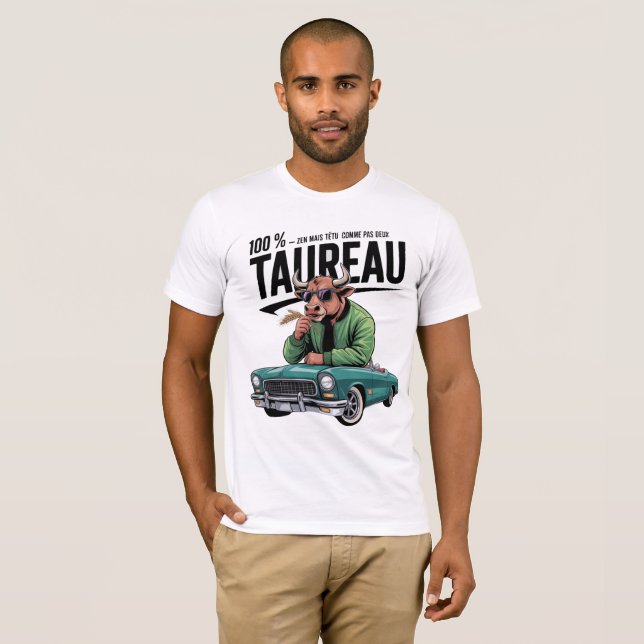 100 % TAUREAU T SHIRT (Hel framsida)