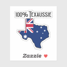100% Texaussie specialskuren vinyldekal Klistermärken