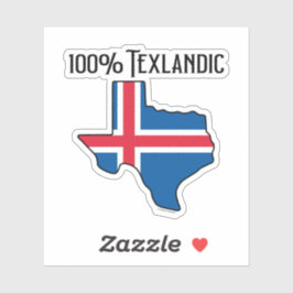100% Texländsk specialskuren vinyldekal Klistermärken