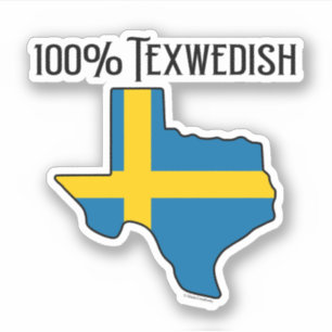 100% Texwedish specialdesignad vinyldekal Klistermärken