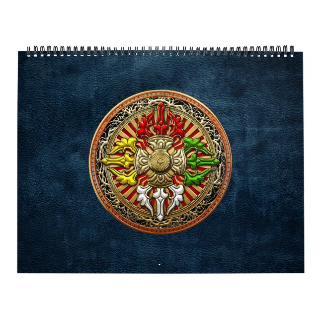[100] Tibetansk Dubbla Dorje Mandala Kalender (Omslag)