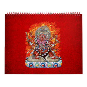 [100] Tibetansk Thangka - Wrathful Gudom Hayagriva Kalender
