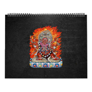 [100] Tibetansk Thangka - Wrathful Gudom Hayagriva Kalender