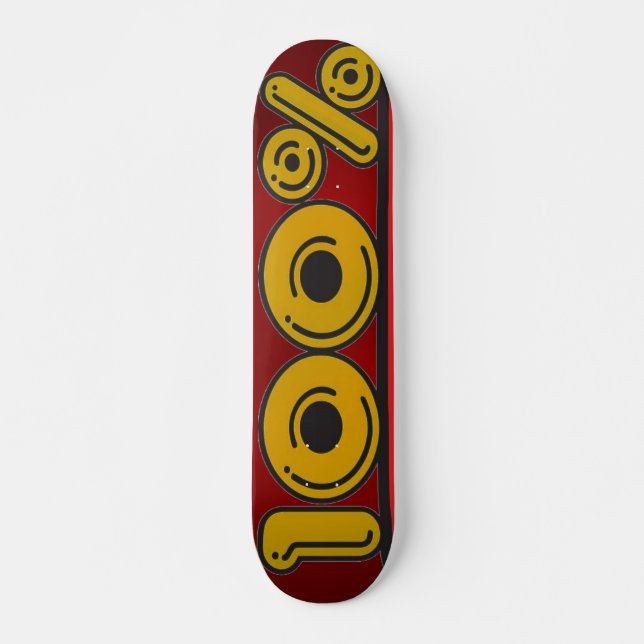100 % tillfredsställelse garanterad skateboard (Framsida)