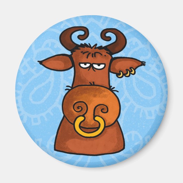 100 % tjur ingen text magnet (Framsidan)