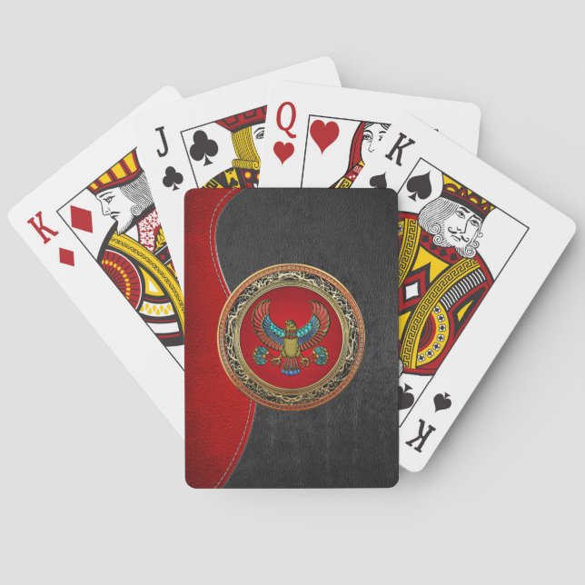 [100] Treasure Trove: Egyptian Falcon Kortlek (Baksidan)