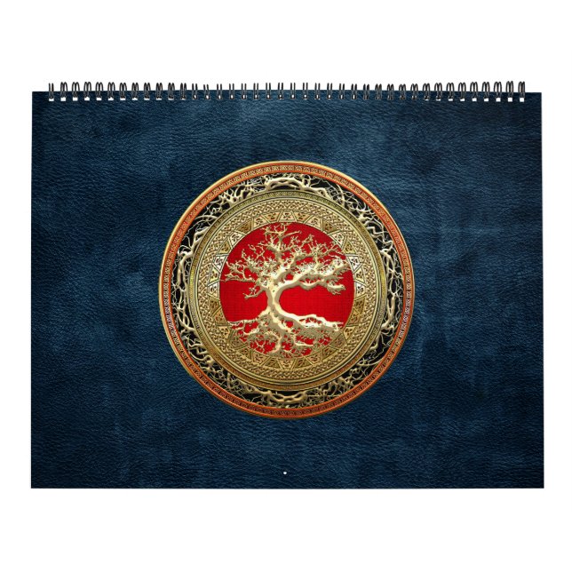 [100] Treasure Trove: Keltiska Livets träd [Guld] Kalender (Omslag)