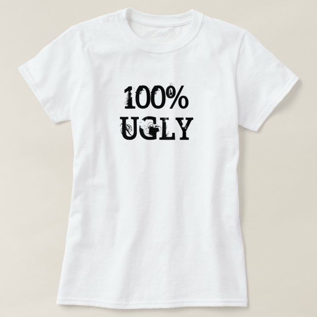 100 % Ugly Candy orange Tröja (Design framsida)