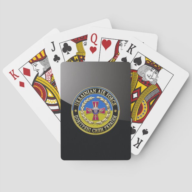 [100] Ukrainas Luft Force [Speciella upplagan] Spel Kort (Baksidan)