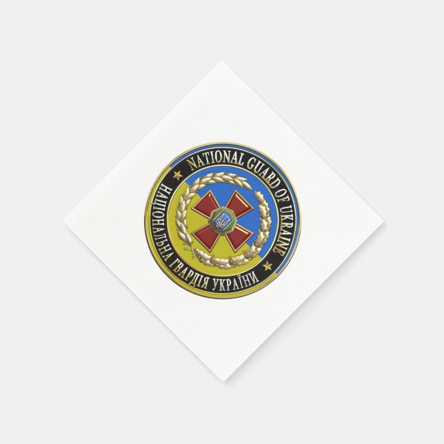 [100] Ukrainas nationalgarde [Speciella utgåvan] Pappersservett (Hörn)