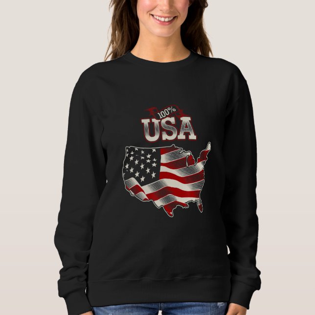 100 USA T SHIRT (Framsida)
