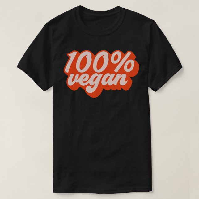 100 Vegan 1 T Shirt (Design framsida)