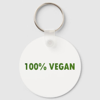 100 % Vegan Nyckelring