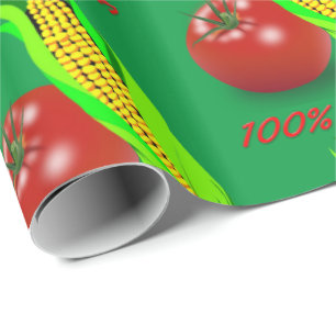 100 % Vegan Wrapping Papper Presentpapper