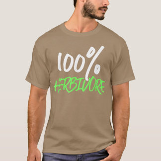 100 Vegetarians växtbaserade foder för växtätare T Shirt