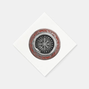 [100] Vegvisir - Viking Silver Magic Runic Compass Pappersservett