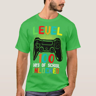 100 vilders skoldagar Olåst till stämpel T Shirt