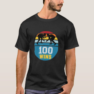 100 Wins Wrestling T Shirt