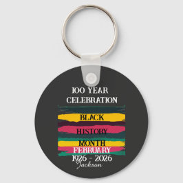 100 year celebration black history month 2026 nyckelring
